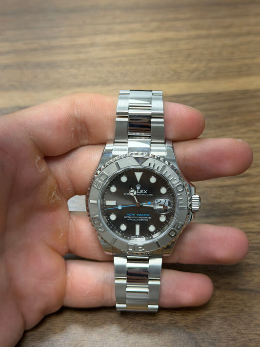 Rolex Yacht-Master Stainless Steel & Platinum Watch
