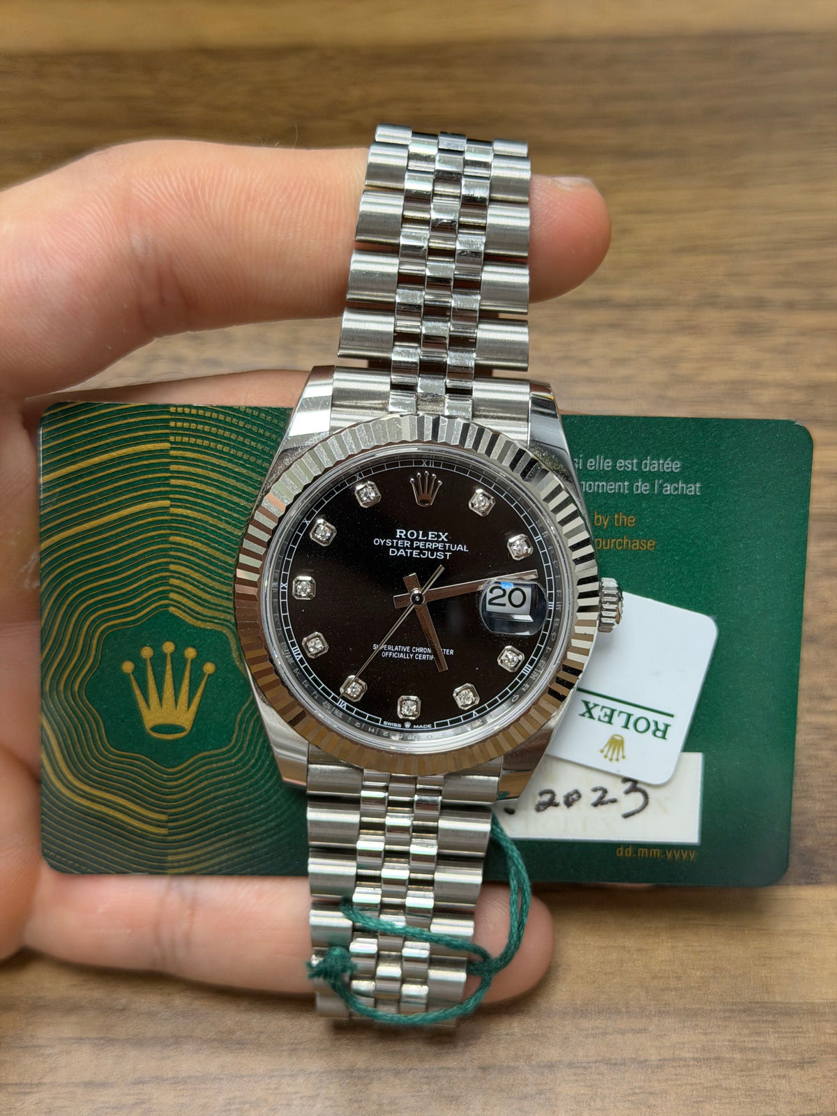 Rolex Datejust 41 Stainless Steel & White Gold Watch