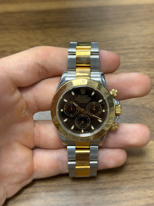 Rolex Daytona Stainless Steel & Yellow Gold Watch