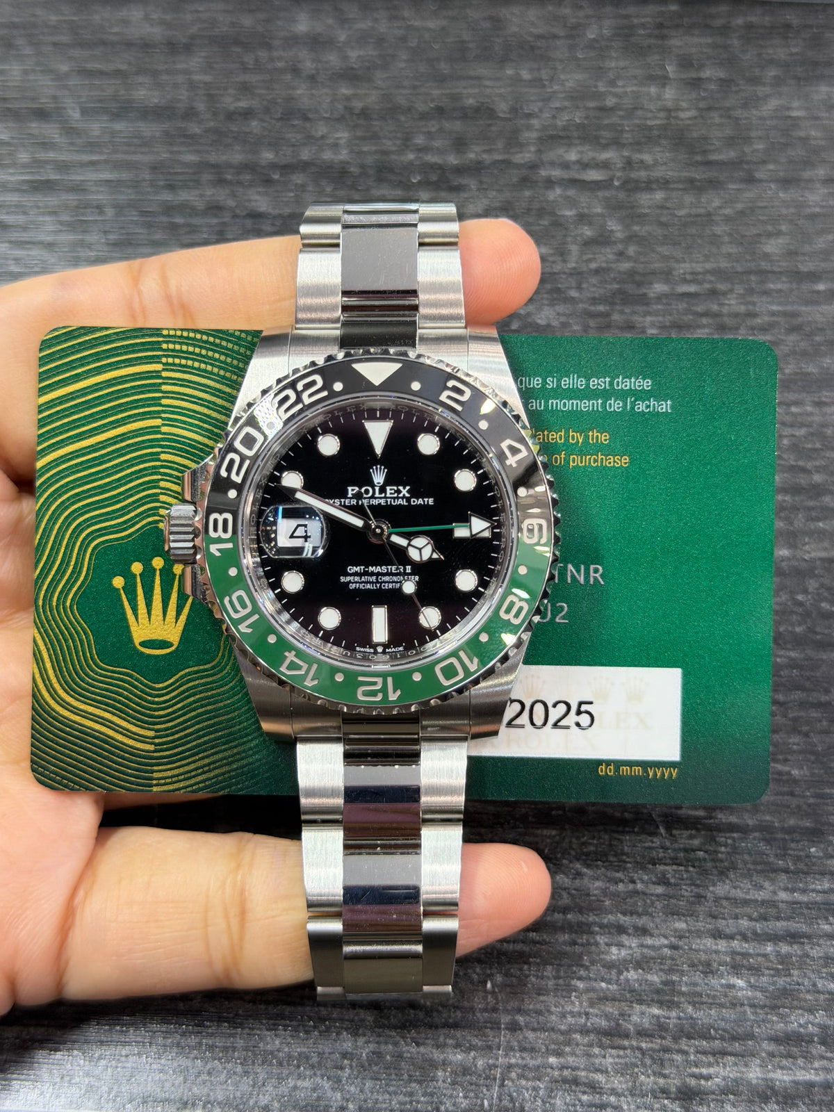 Rolex Gmt-Master Ii "Sprite" Stainless Steel Watch