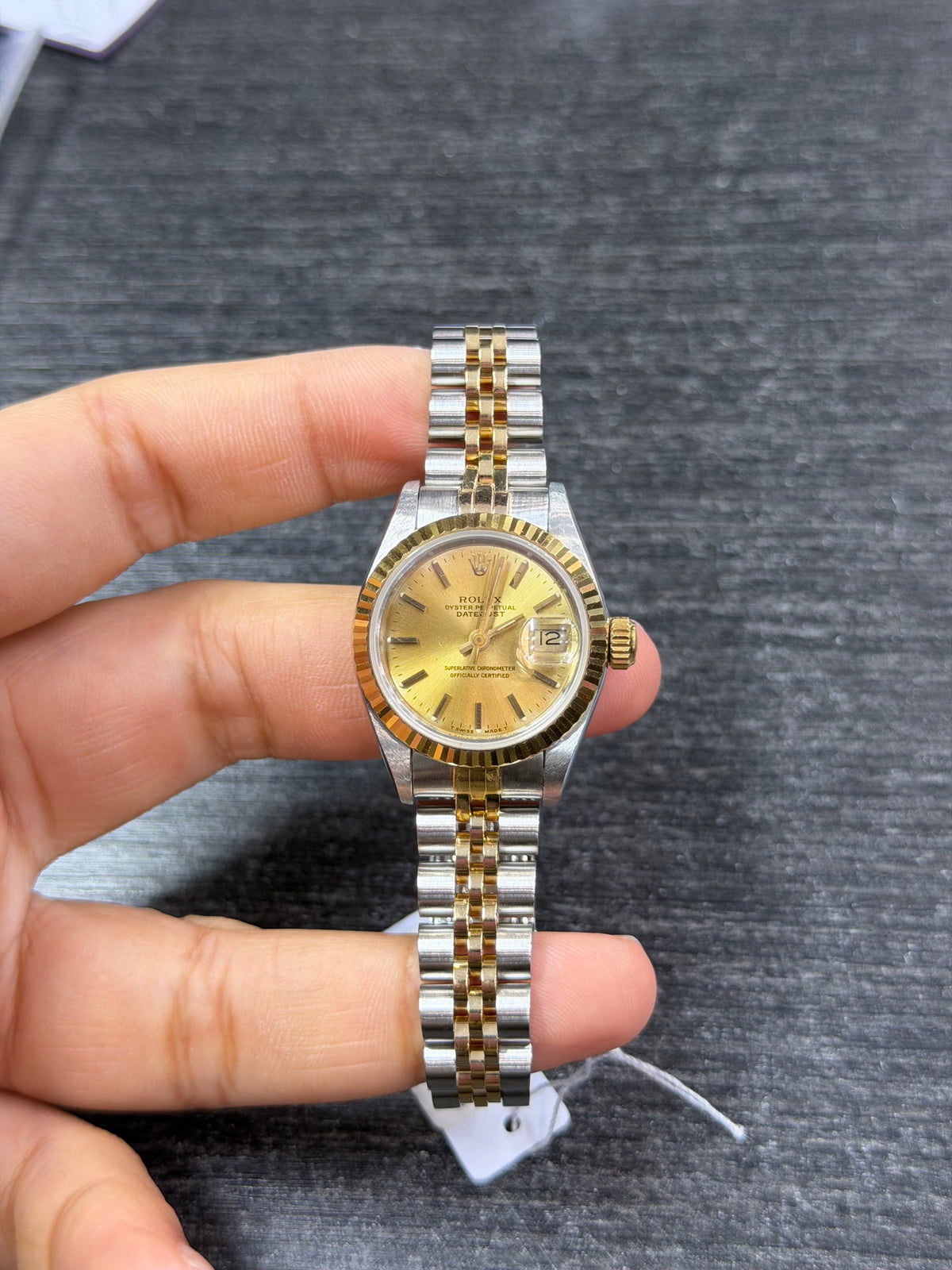 Rolex Datejust Lady Stainless Steel & Yellow Gold Watch