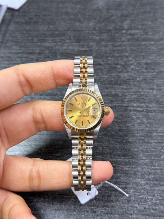 Rolex Datejust Lady Stainless Steel & Yellow Gold Watch