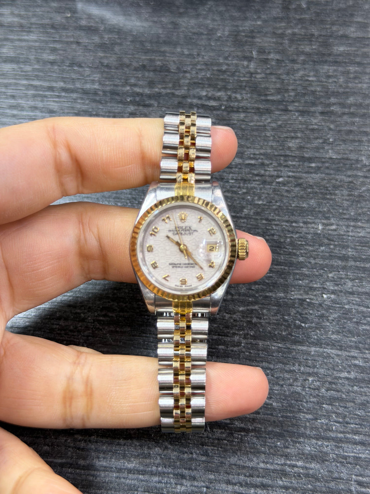 Rolex Datejust Stainless Steel & Yellow Gold Watch