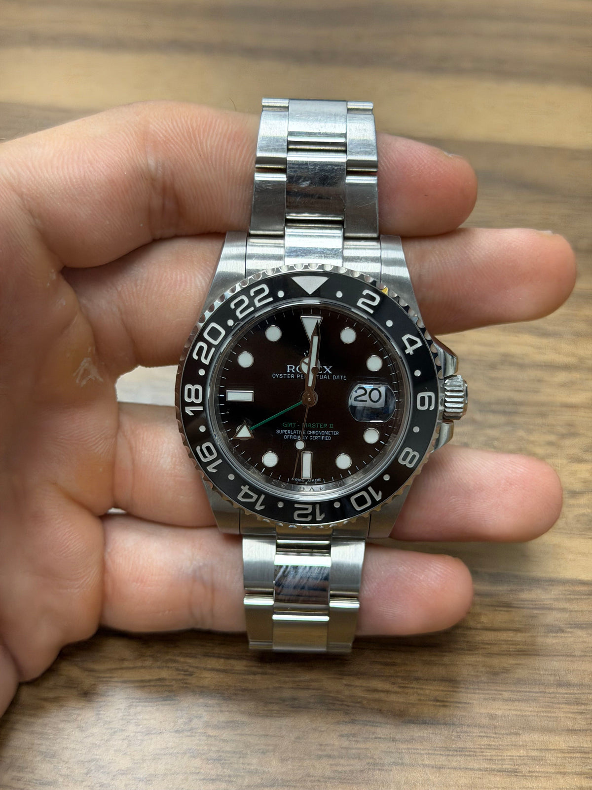 Rolex Gmt-Master Ii Stainless Steel Watch