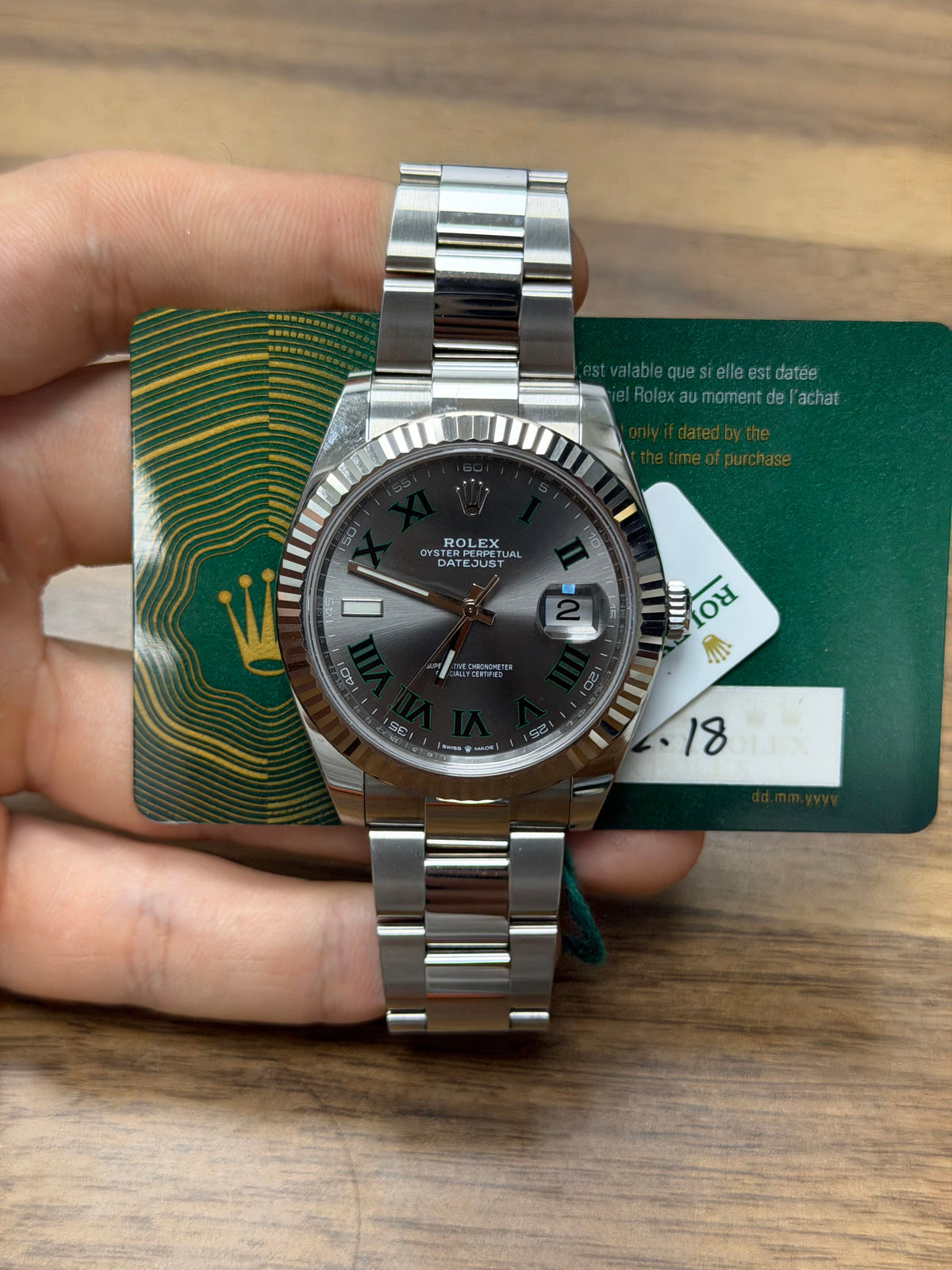 Rolex Datejust 41 Stainless Steel & White Gold Watch