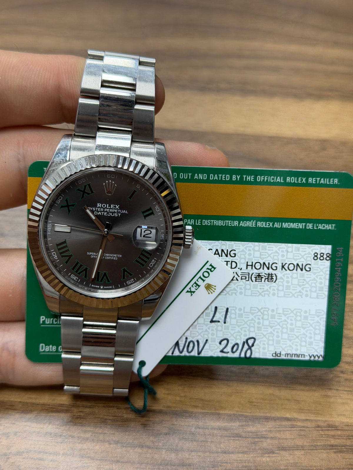 Rolex Datejust 41 Stainless Steel & White Gold Watch