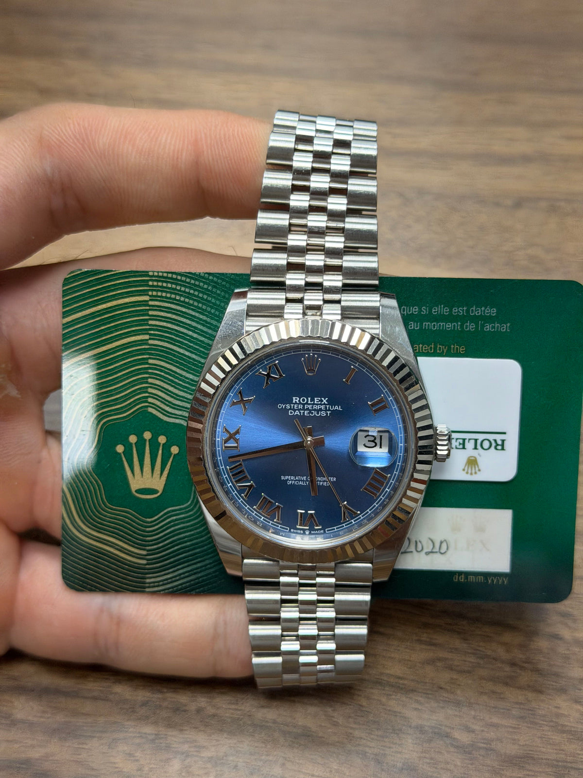 Rolex Datejust 41 Stainless Steel & White Gold Watch