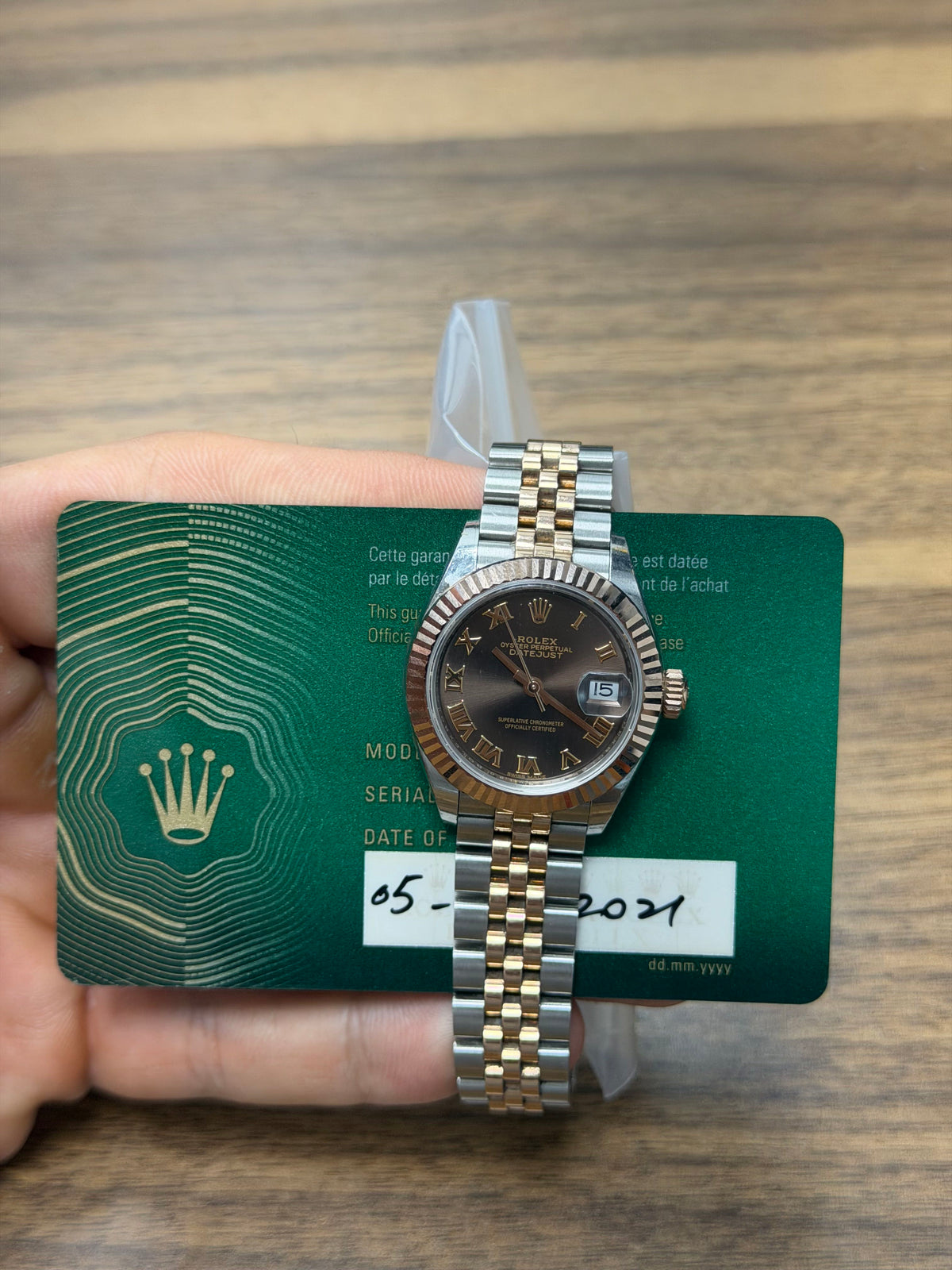 Rolex Datejust Lady Stainless Steel & Rose Gold Watch
