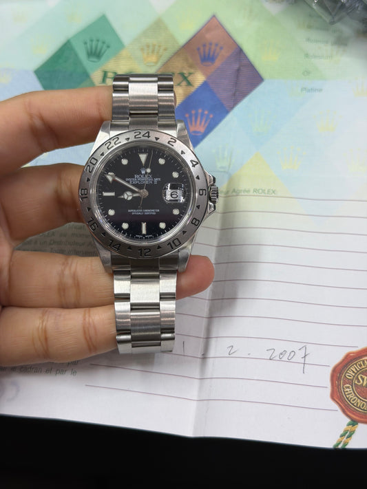 Rolex Explorer Ii Stainless Steel Watch