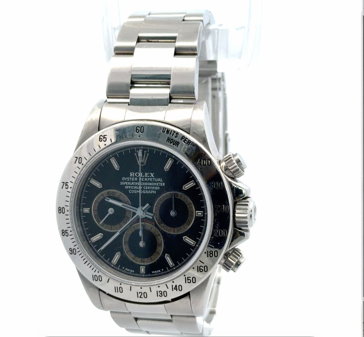 Rare Mens Rolex Daytona Zenith Patrizzi Dial Chronograph Watch