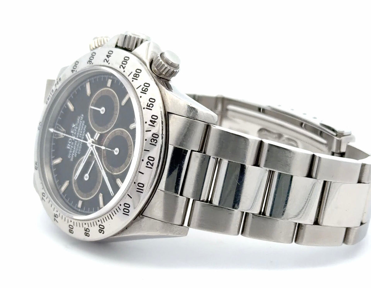 Rare Mens Rolex Daytona Zenith Patrizzi Dial Chronograph Watch