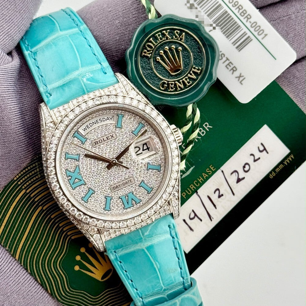 Rolex Day-Date 36Mm 128159Rbr White Gold