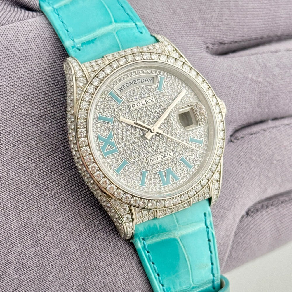 Rolex Day-Date 36Mm 128159Rbr White Gold