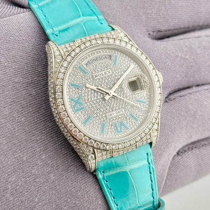 Rolex Day-Date 36Mm 128159Rbr White Gold