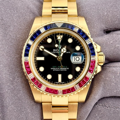 Rolex Gmt-Master Ii 116748Saru Yellow Gold