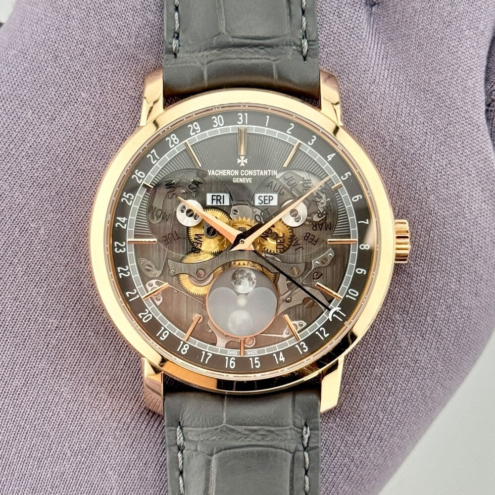 Vacheron Constantin Traditionnelle Complete Calendar Openface 4020T/000R-B654 Rose Gold