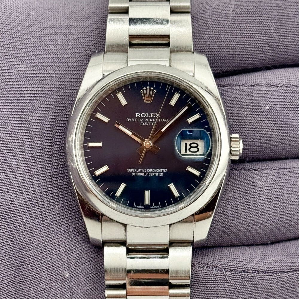 Rolex Date 34Mm 115200 Stainless Steel