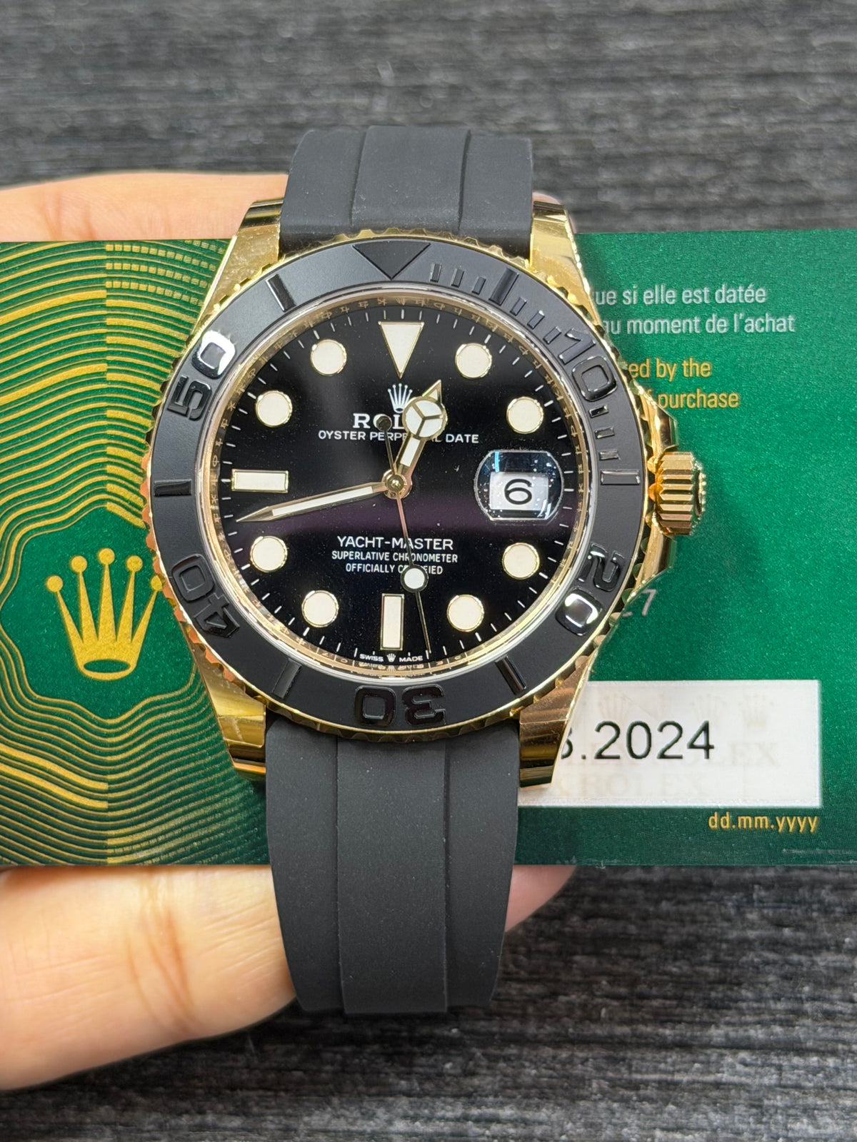 Rolex Yacht-Master 42 Yellow Gold Watch
