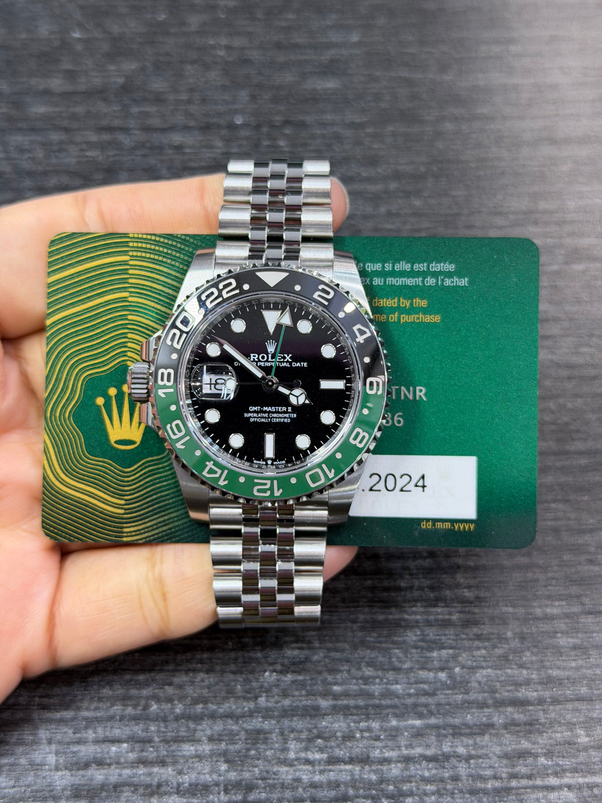 Rolex Gmt-Master Ii "Sprite" Stainless Steel Watch