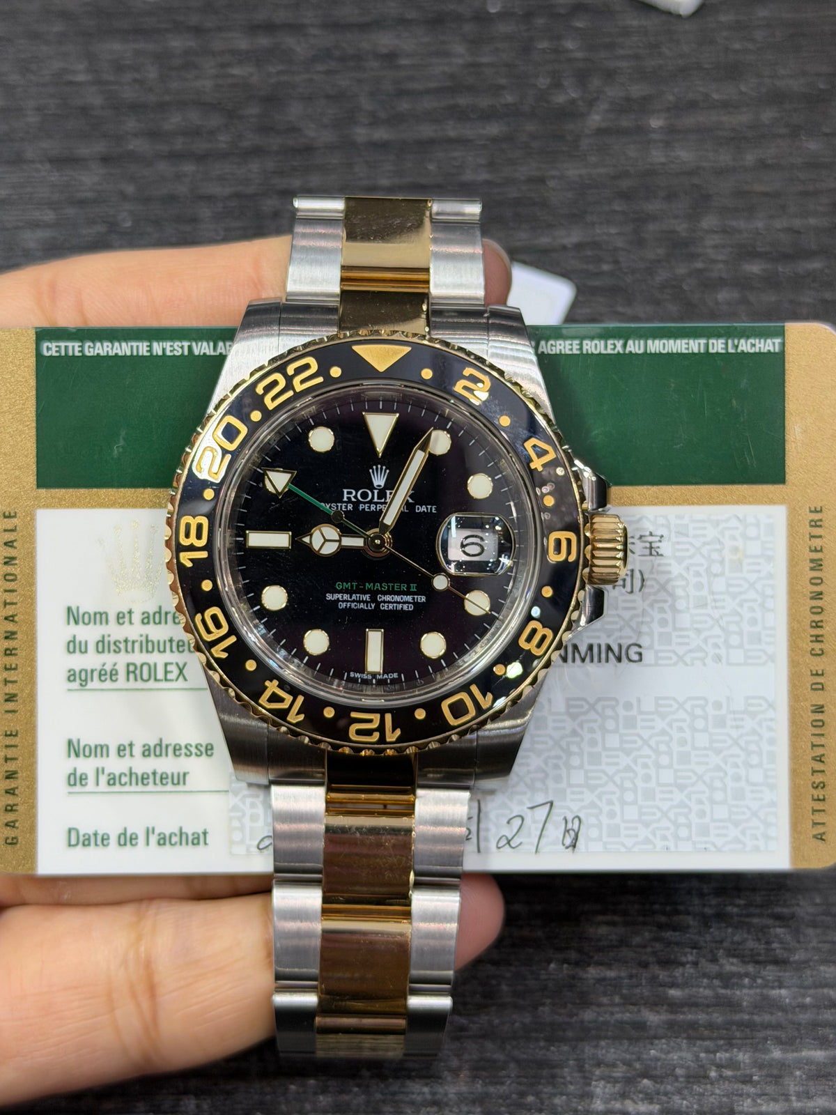 Rolex Gmt-Master Ii Stainless Steel & Yellow Gold Watch