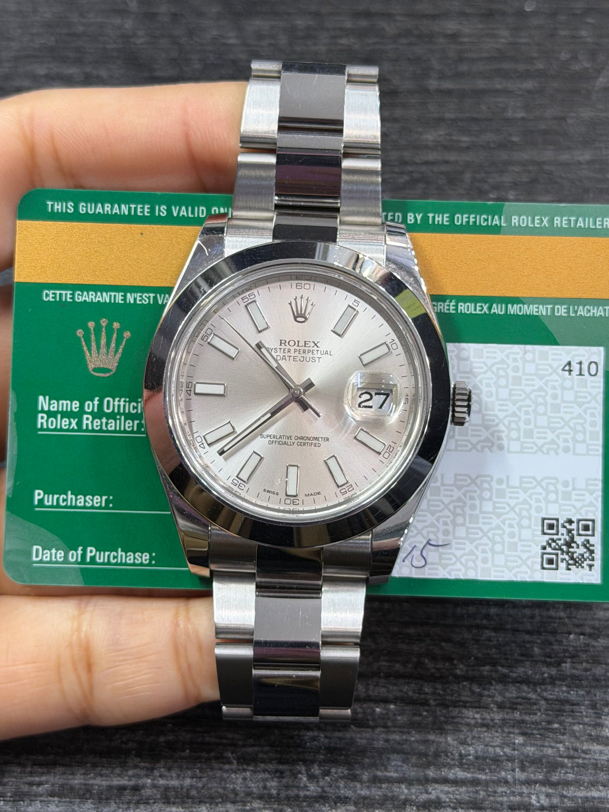 Rolex Datejust Ii Stainless Steel Watch