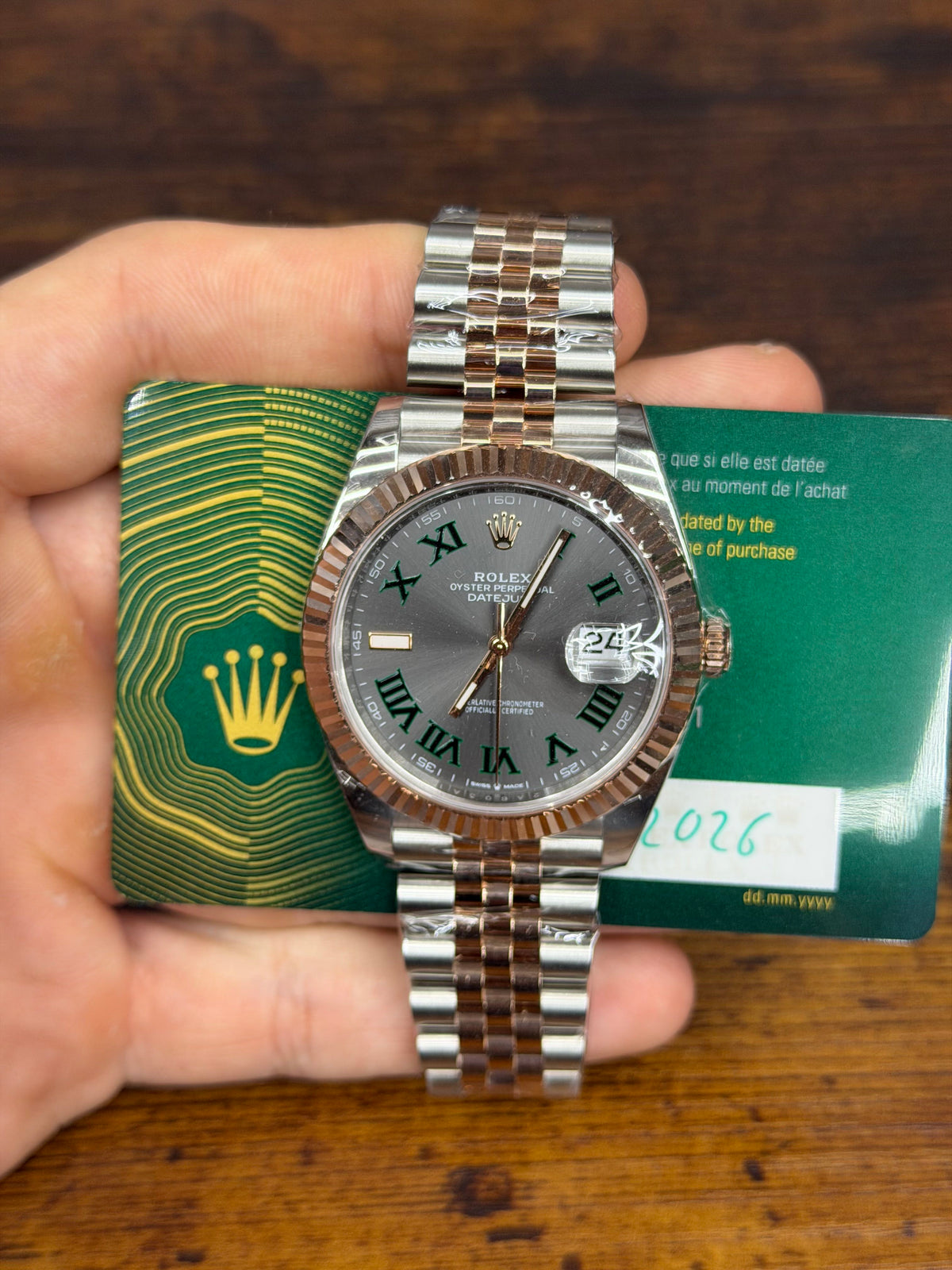 Rolex Datejust 41 Stainless Steel & Rose Gold Watch