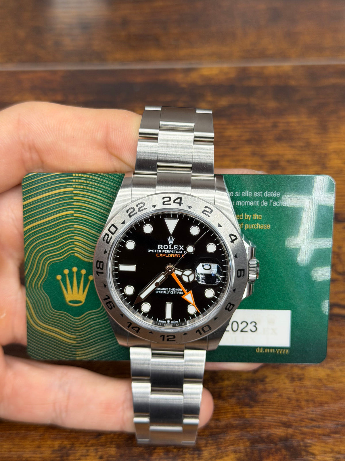 Rolex Explorer Ii Stainless Steel Watch