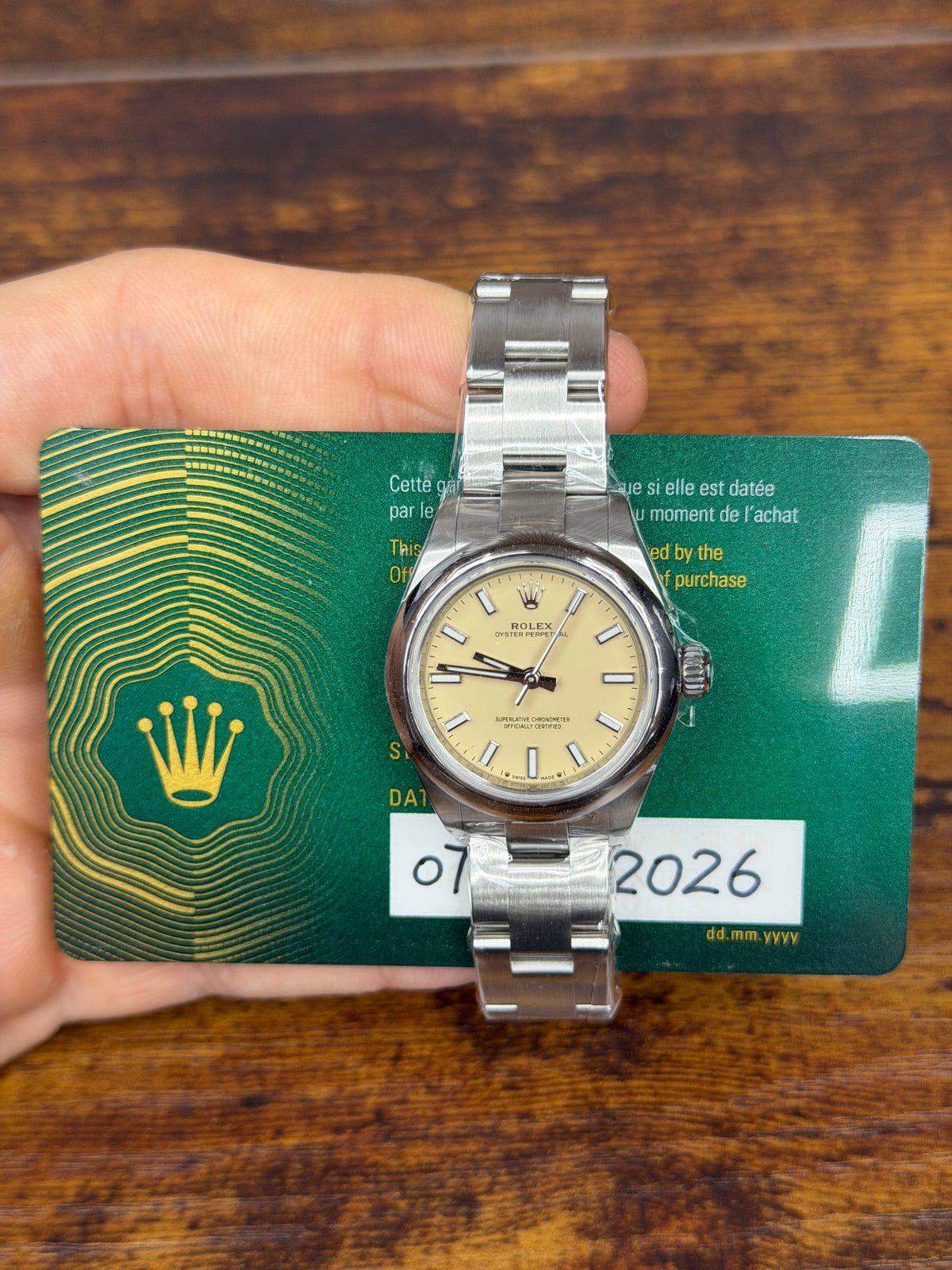 Rolex Oyster Perpetual 28 Stainless Steel Watch