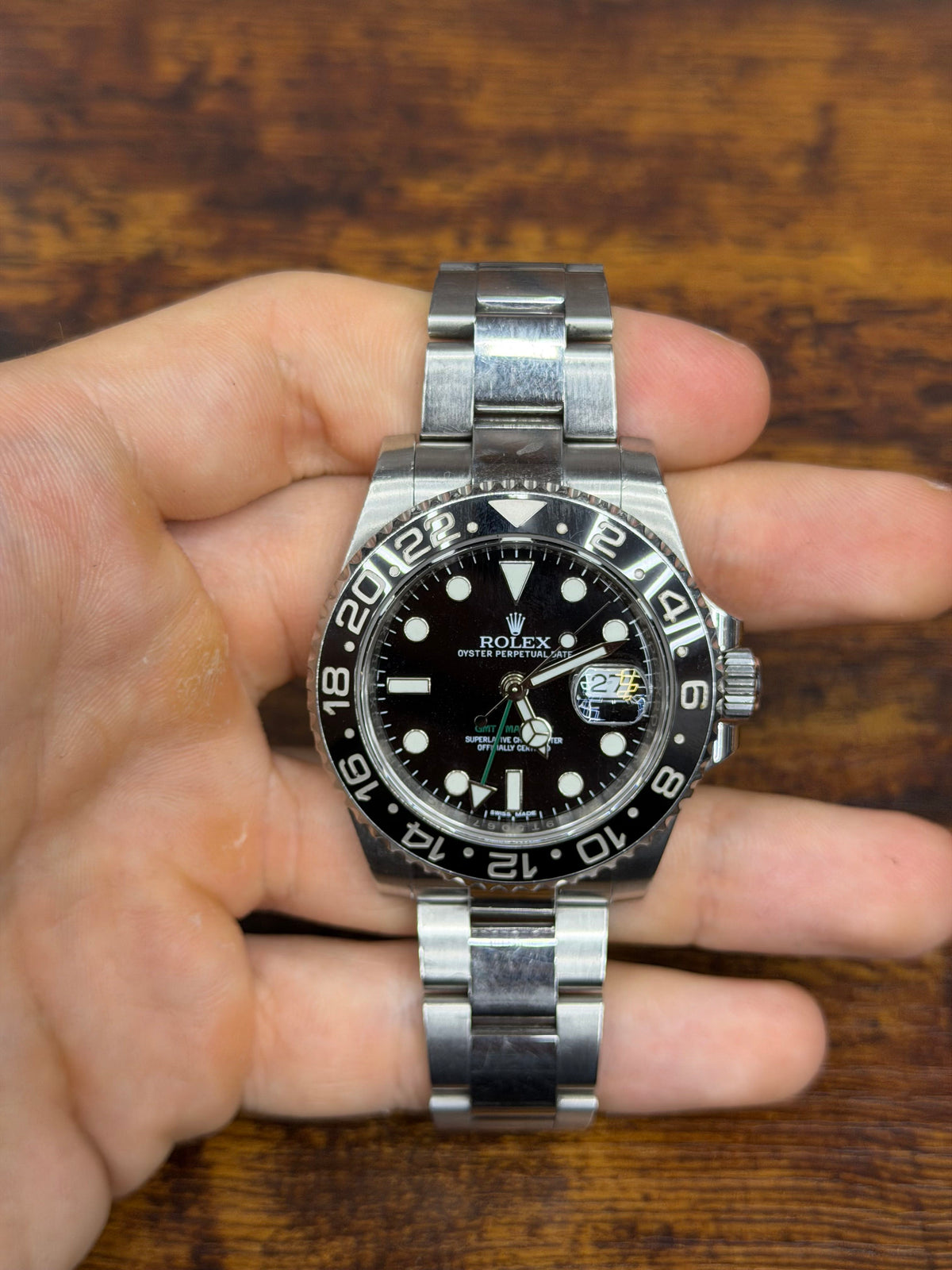 Rolex Gmt-Master Ii Stainless Steel Watch