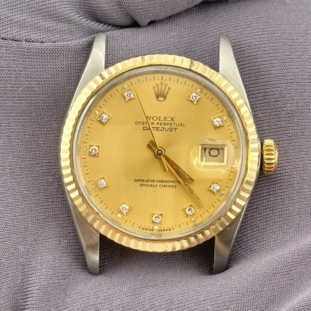 Rolex Datejust 36Mm 16013 Steel And Yellow Gold