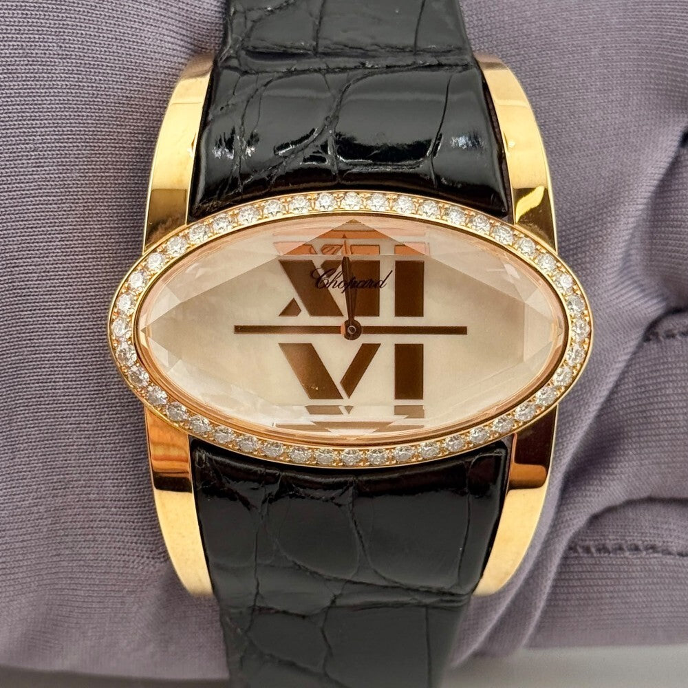Chopard Happy Oval 139018-5002 Rose Gold