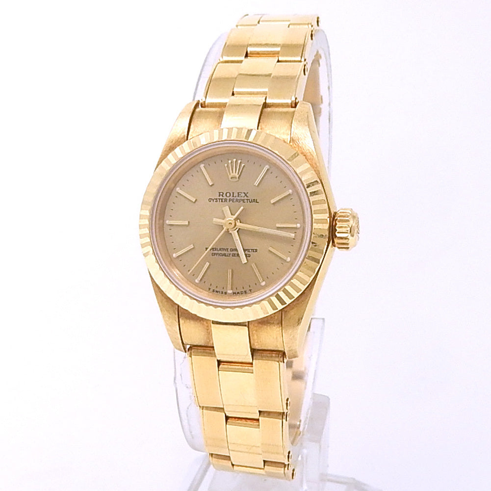 Rolex Oyster Perpetual Yellow Gold