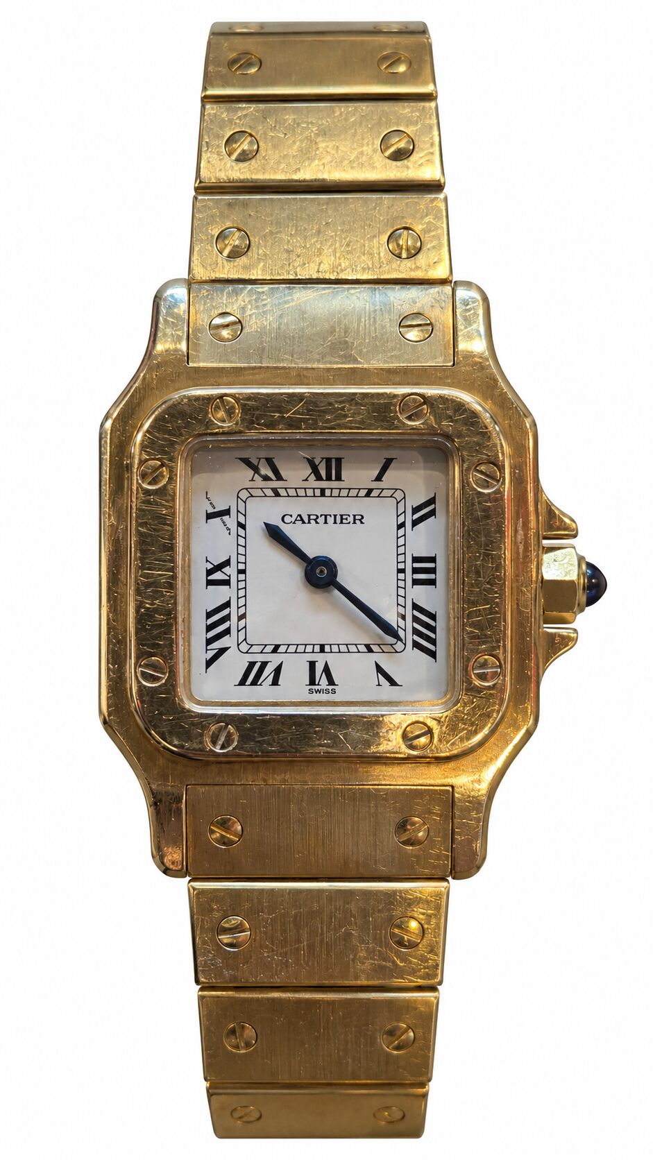Cartier Vintage Santos Galbée No Metal