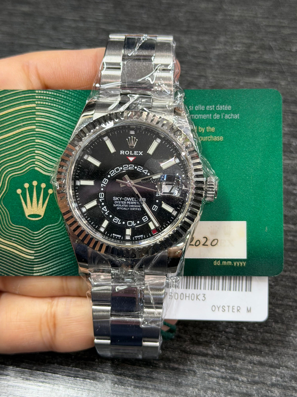 Rolex Skydweller Stainless Steel & White Gold Watch