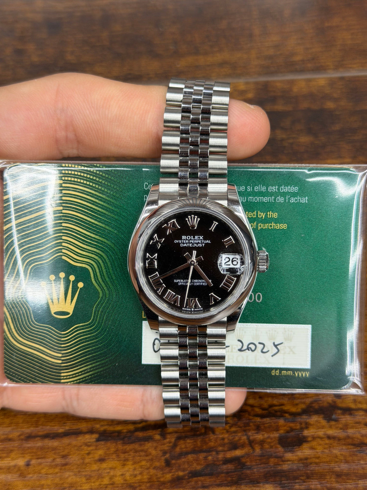 Rolex Datejust 31 Stainless Steel Watch