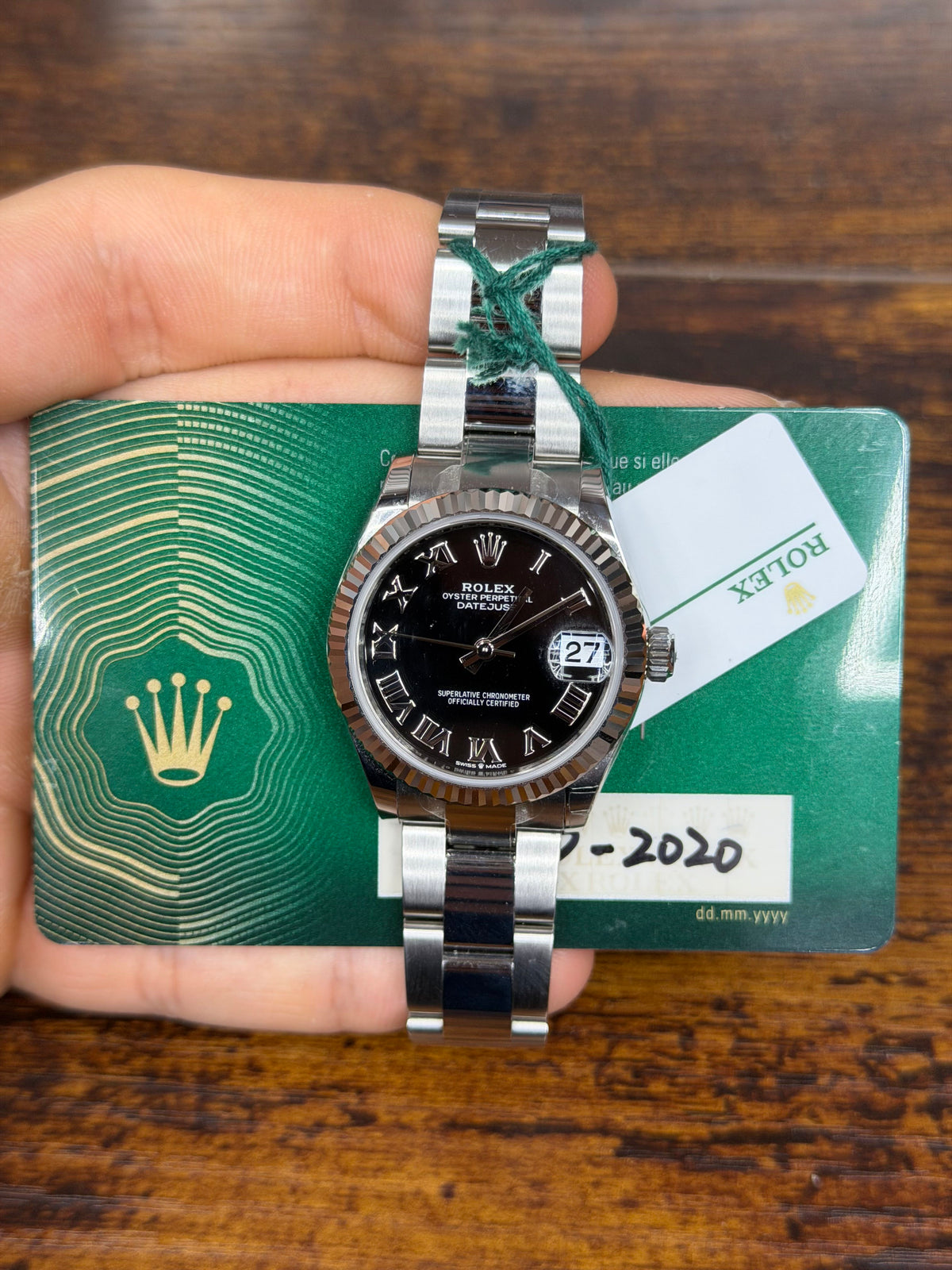Rolex Datejust 31 Stainless Steel & White Gold Watch