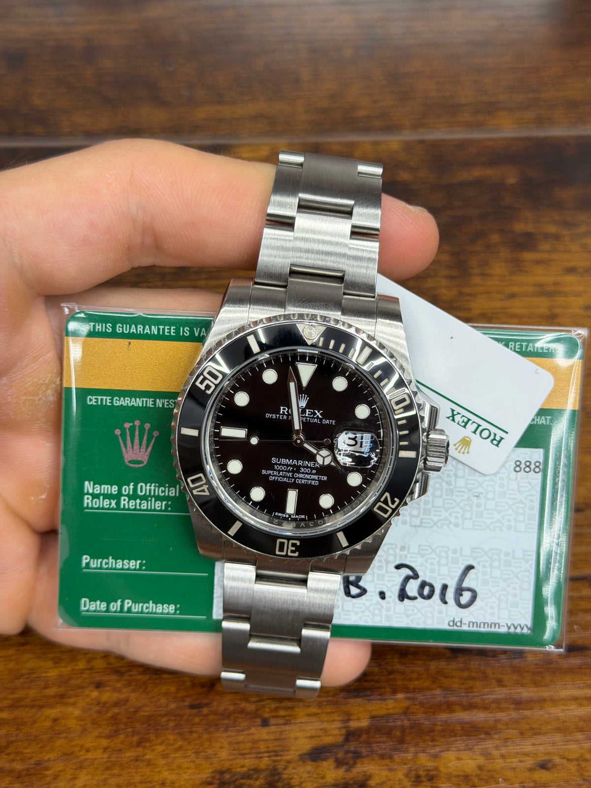 Rolex Submariner Stainless Steel Watch