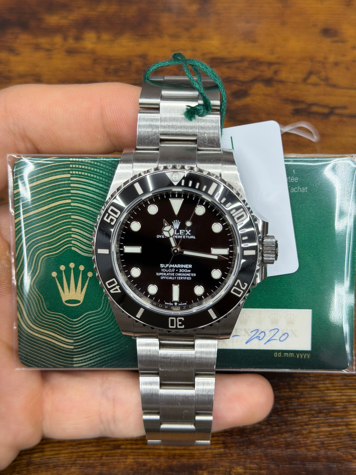 Rolex Submariner No-Date Stainless Steel Watch