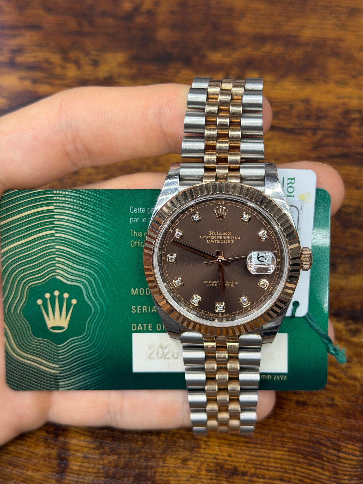 Rolex Datejust 41 Stainless Steel & Rose Gold Watch
