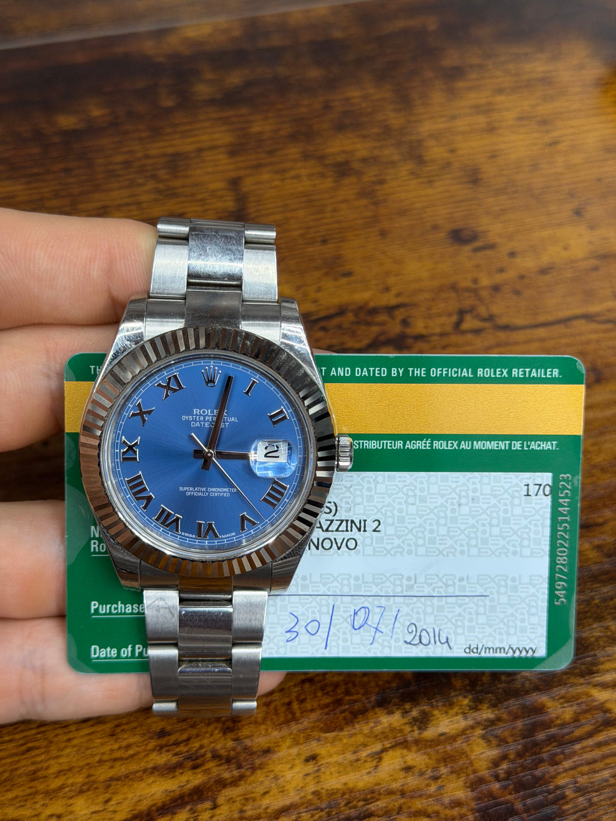 Rolex Datejust Ii Stainless Steel & White Gold Watch