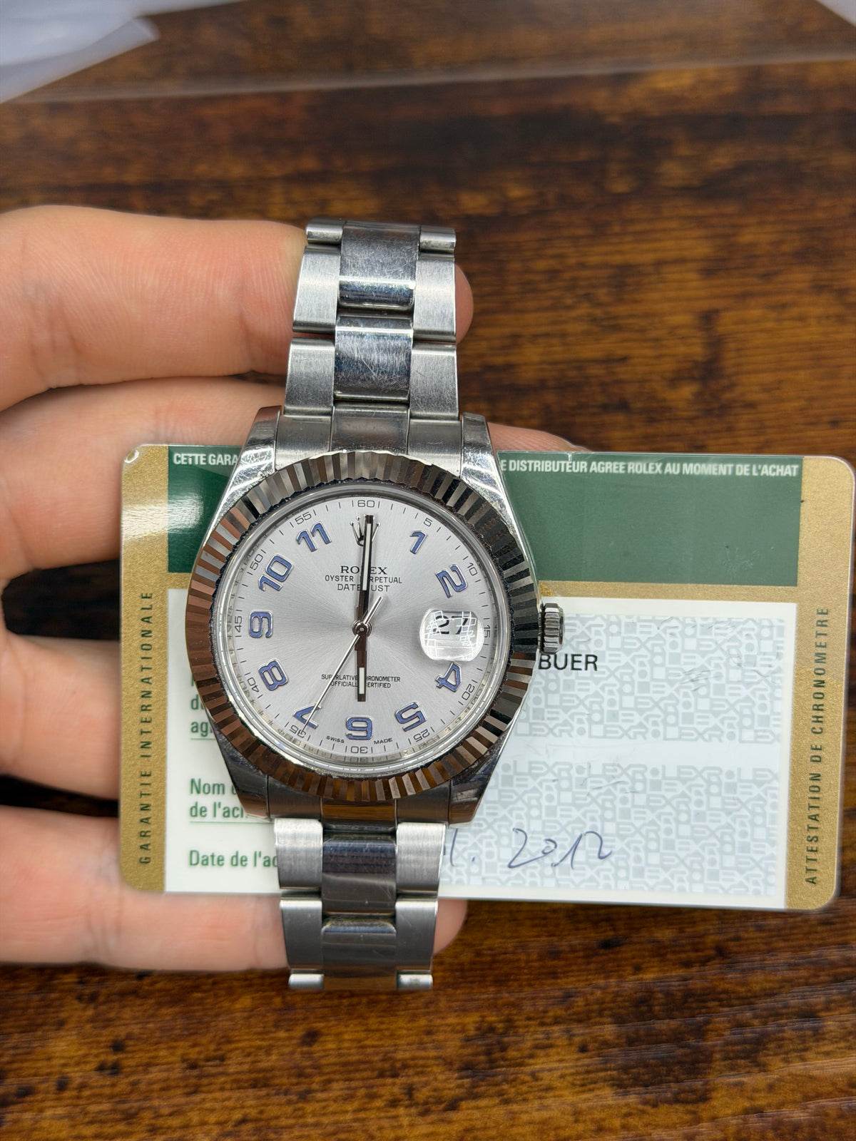 Rolex Datejust Ii Stainless Steel & White Gold Watch