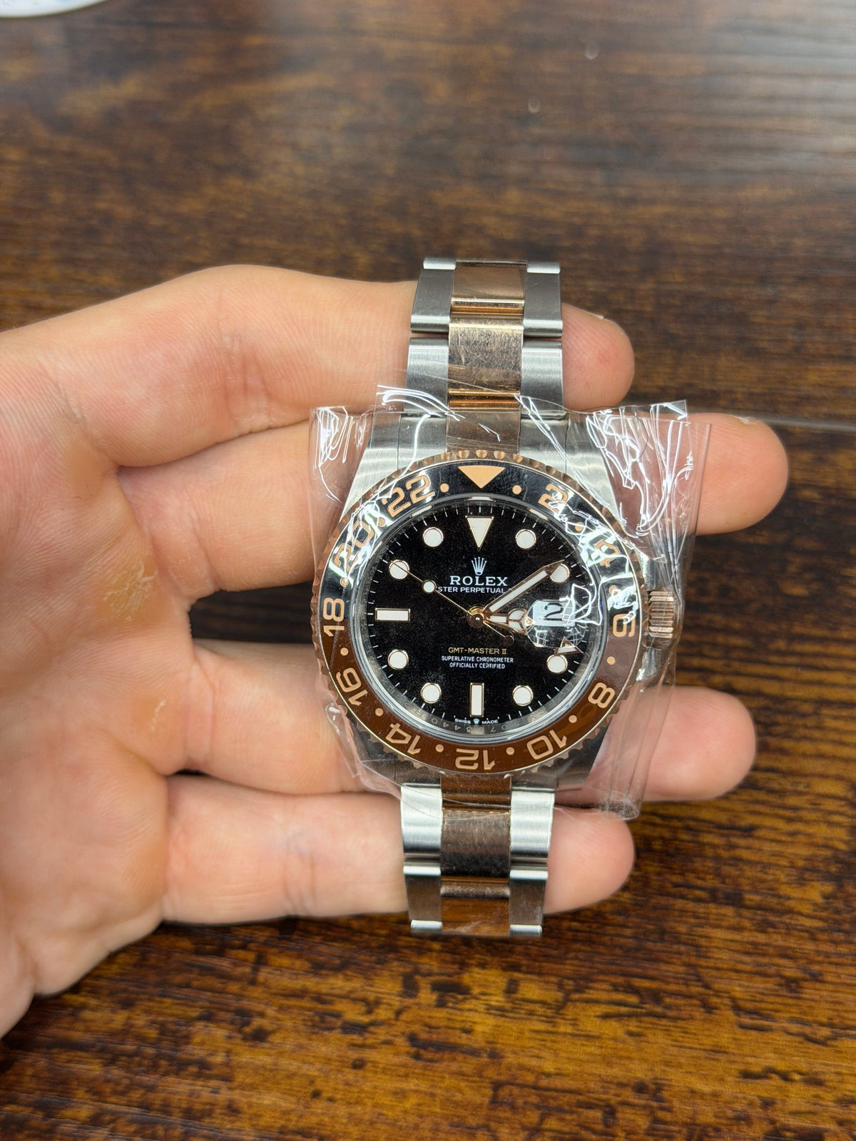 Rolex Gmt-Master Ii "Root Beer" Stainless Steel & Rose Gold Watch