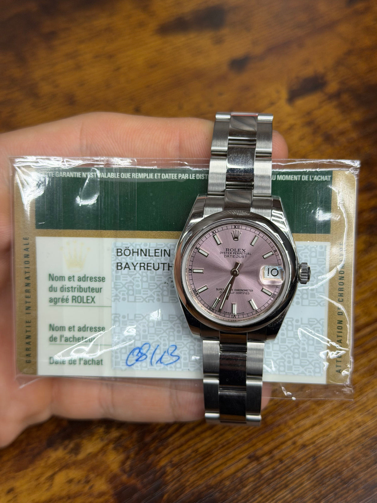 Rolex Datejust 31 Stainless Steel Watch