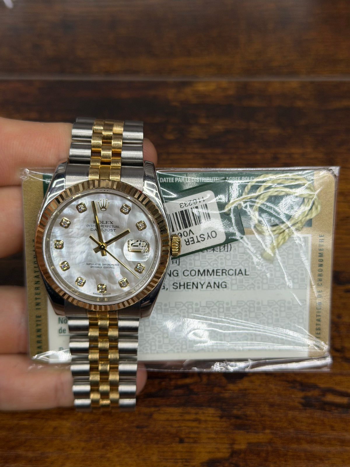 Rolex Datejust 36 Stainless Steel & Yellow Gold Watch