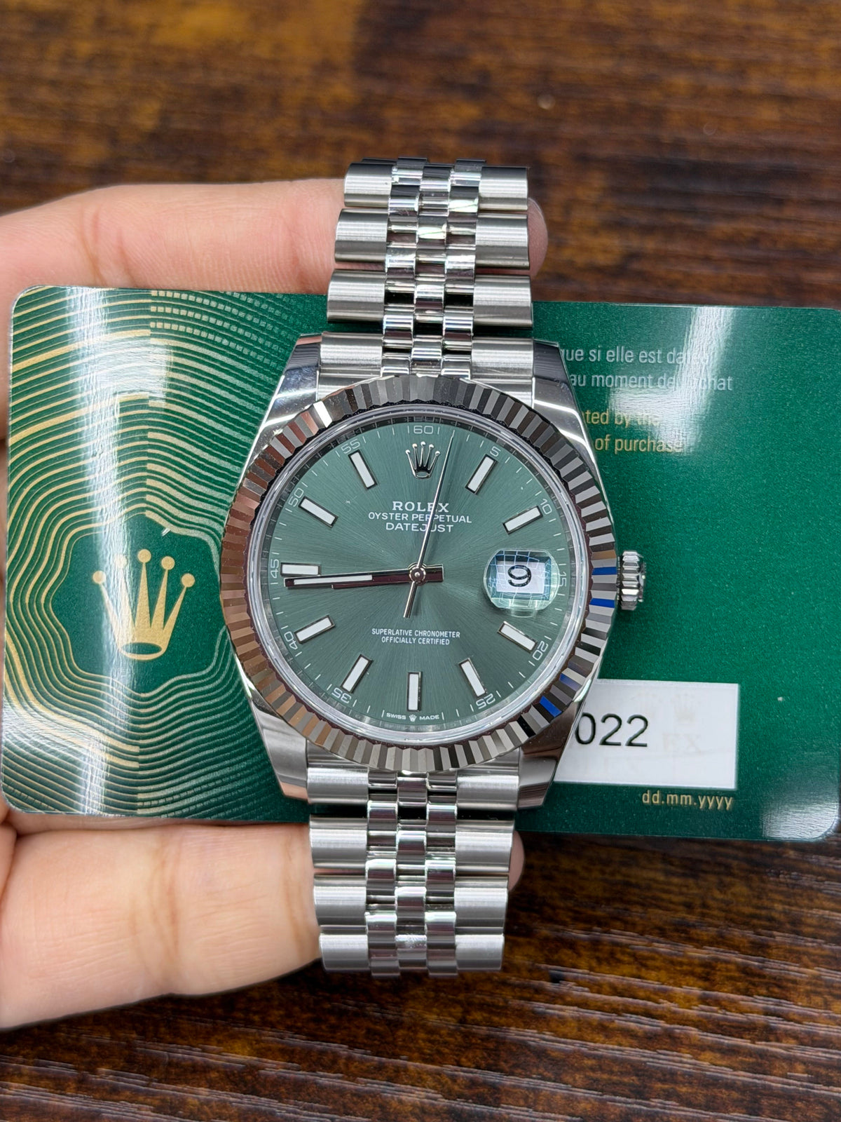 Rolex Datejust 41 Stainless Steel & White Gold Watch