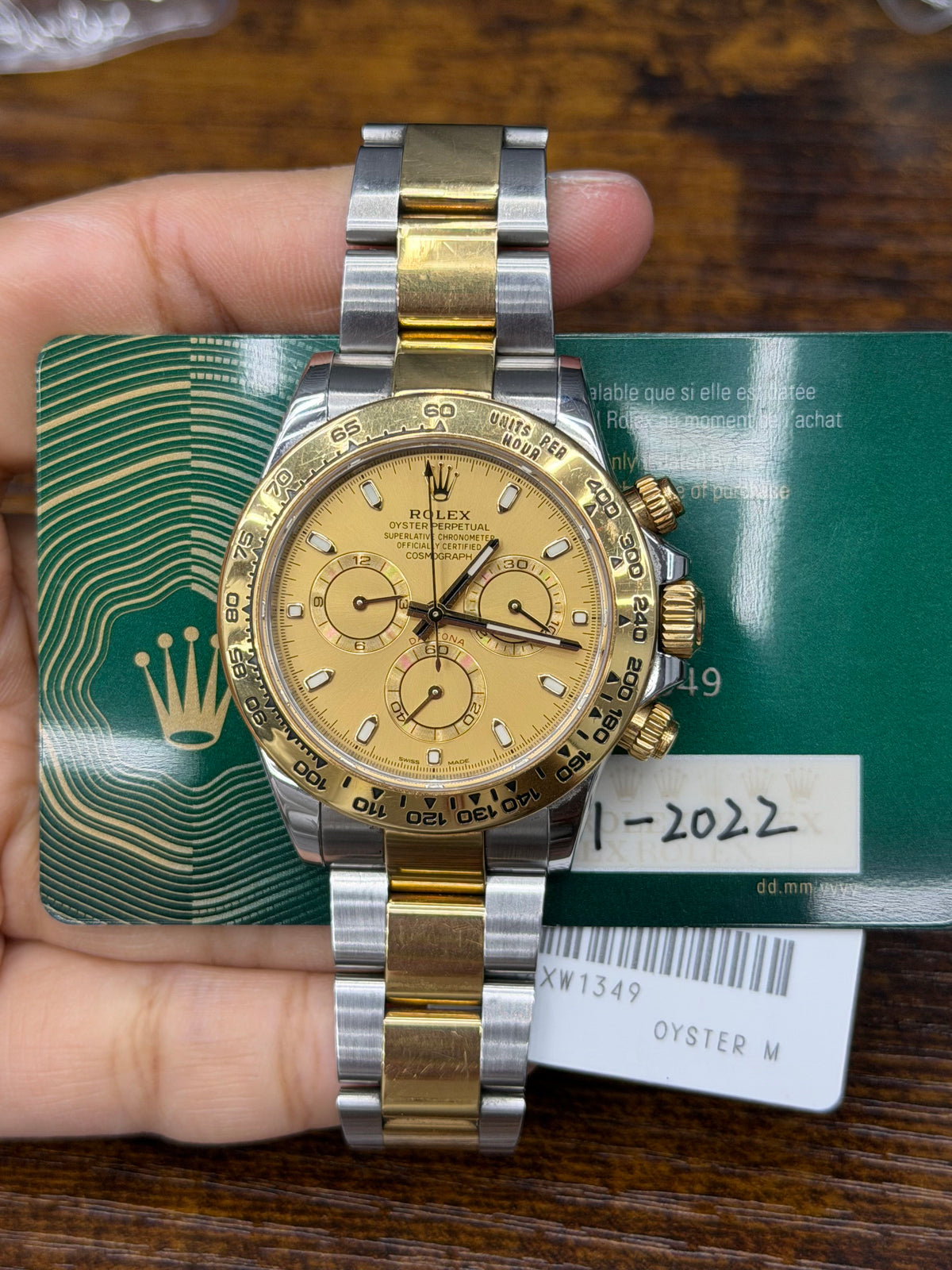 Rolex Daytona Stainless Steel & Yellow Gold Watch
