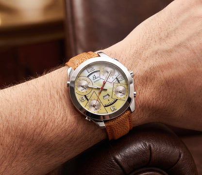 Mens Jacob & Co. Five Time Zone JC Diamond Watch