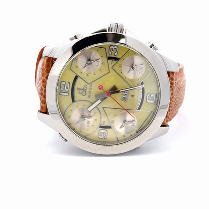 Mens Jacob & Co. Five Time Zone JC Diamond Watch