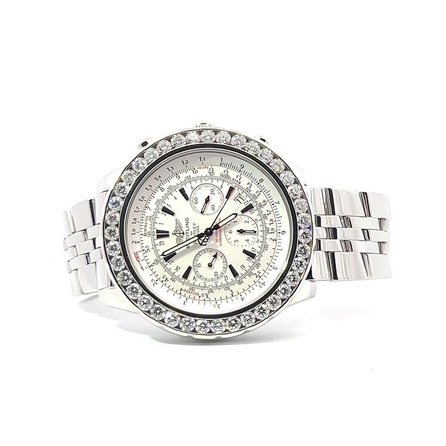 Mens Breitling Bentley Motors Automatic Diamond Watch