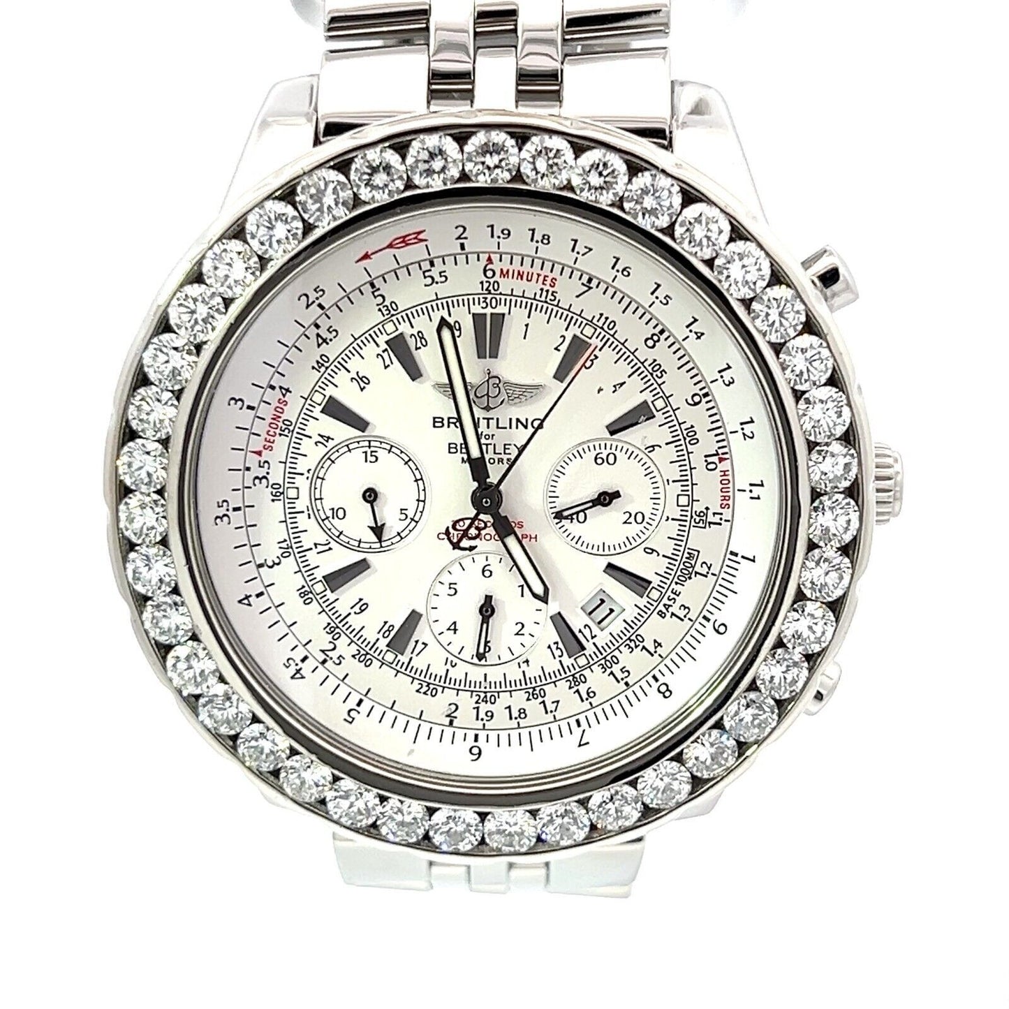 Mens Breitling Bentley Motors Automatic Diamond Watch
